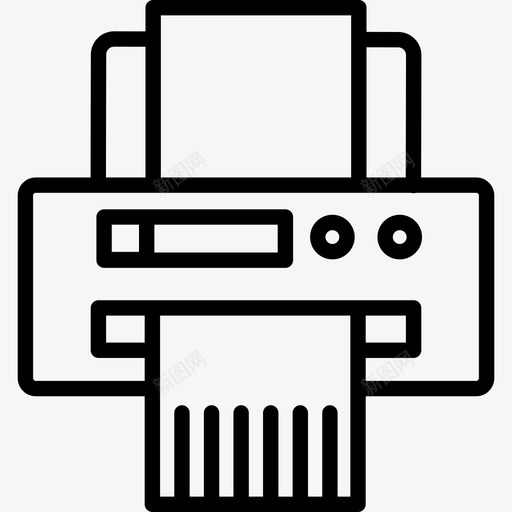 碎纸机技术7线性图标svg_新图网 https://ixintu.com 技术7 碎纸机 线性