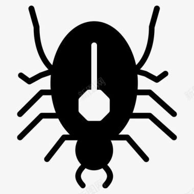 虫子蚂蚁蜜蜂图标图标