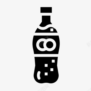 可乐瓶子饮料图标图标