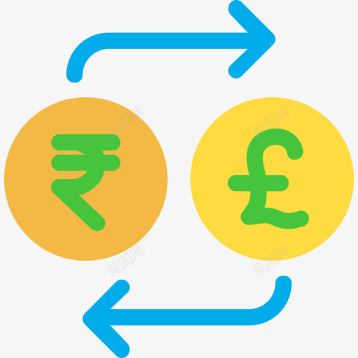 外汇银行和金融16持平图标svg_新图网 https://ixintu.com 外汇 持平 银行和金融16