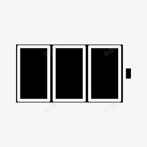 巴特里能力电池图标svg_新图网 https://ixintu.com 充电电池 巴特里 电力 电池 网页设计和开发 能力 能源