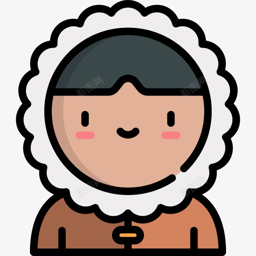 EskimoAvatars32线性颜色图标svg_新图网 https://ixintu.com Avatars32 Eskimo 线性颜色