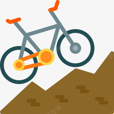 自行车冒险运动9平板图标图标
