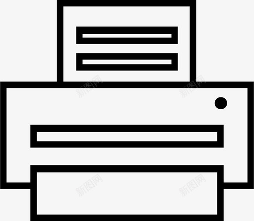 打印机传真机机器图标svg_新图网 https://ixintu.com 传真机 打印机 技术 机器