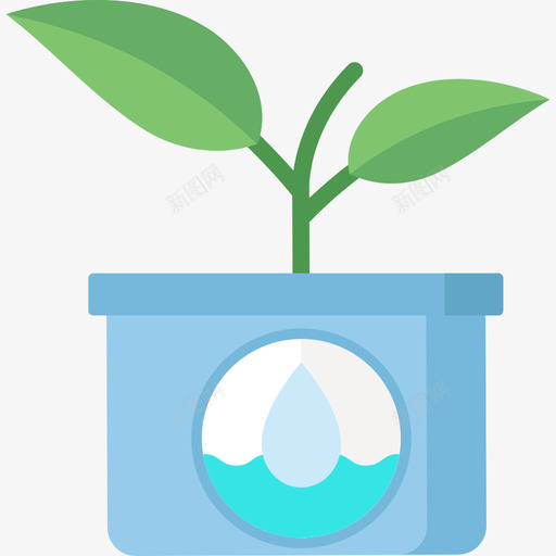 植物室内植物平坦图标svg_新图网 https://ixintu.com 室内植物 平坦 植物