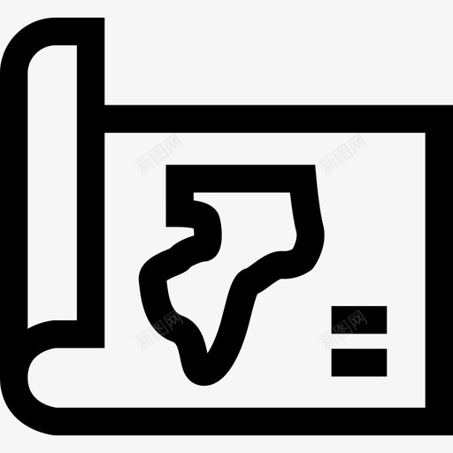 地图知识10线性图标svg_新图网 https://ixintu.com 地图 知识10 线性