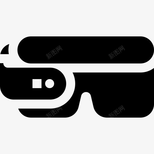 智能眼镜技术37填充图标svg_新图网 https://ixintu.com 填充 技术37 智能眼镜