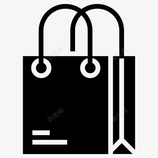 采购购物袋环保袋图标svg_新图网 https://ixintu.com 填充图标 环保袋 购物 购物袋 采购