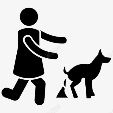 宠物训练狗训练师狗训练图标图标