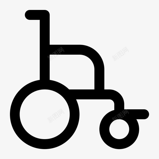 轮椅残疾人医务人员图标svg_新图网 https://ixintu.com 医务人员 残疾人 病人 轮椅