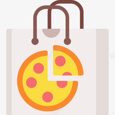 披萨外卖5平的图标图标