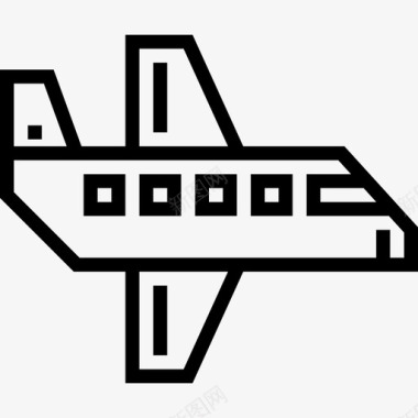 飞机玩具24直线型图标图标