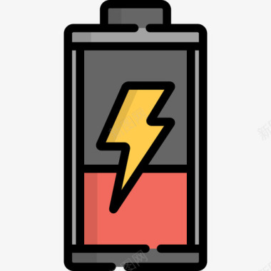 电池ui接口4线颜色图标图标