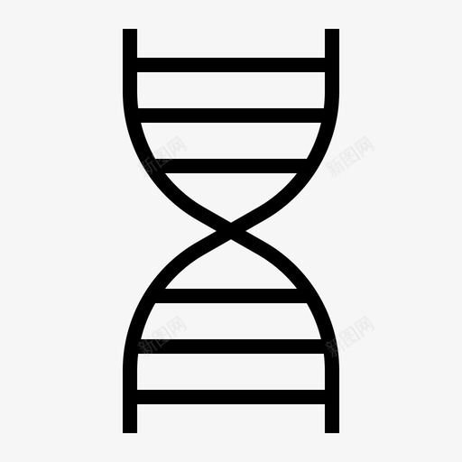 dna教育遗传学图标svg_新图网 https://ixintu.com dna 学校 教育 教育和学校 科学 遗传学