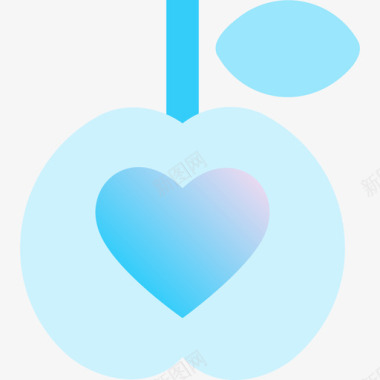 苹果健身52蓝色图标图标