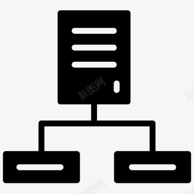服务器网络数据服务器主服务器图标图标