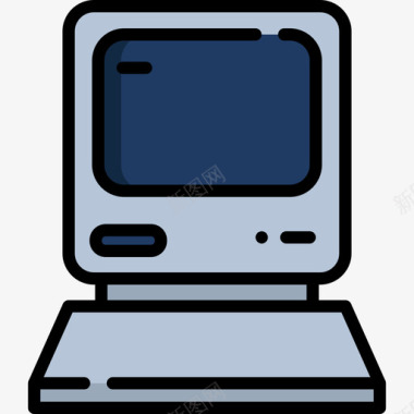 个人电脑书呆子3线性颜色图标图标