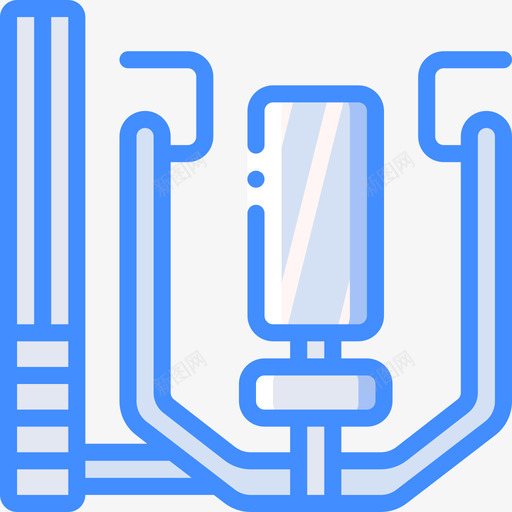 重量健身器材14蓝色图标svg_新图网 https://ixintu.com 健身器材14 蓝色 重量