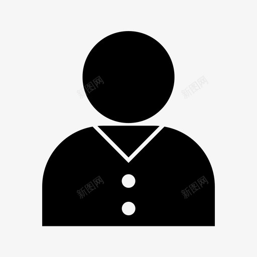 人教育衬衫图标svg_新图网 https://ixintu.com 人 学生 教育 衬衫