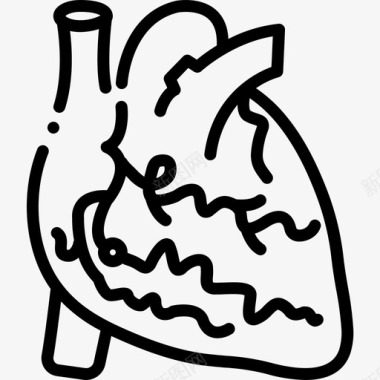动脉心脏病胆固醇图标图标