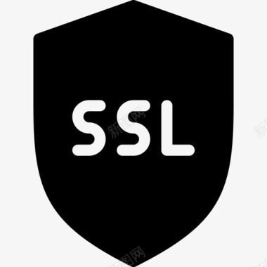 Ssl互联网安全22填充图标图标