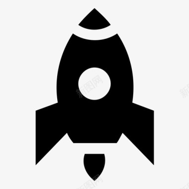 火箭发射商业发射符号导弹图标图标