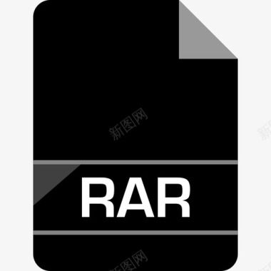 Rar锉刀光滑2扁平图标图标