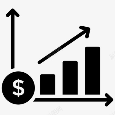 业务图分析条形图图标图标