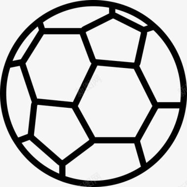足球休闲16直线型图标图标