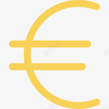 欧元银行和金融15线性颜色图标图标