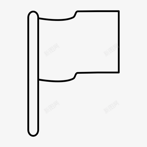 旗帜成就目的地图标svg_新图网 https://ixintu.com 成就 旗帜 目标 目的地