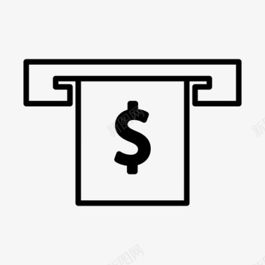 支付现金支付网络卡开发图标图标