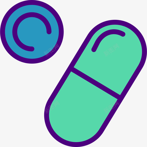 药物药物3线性颜色图标svg_新图网 https://ixintu.com 线性颜色 药物 药物3