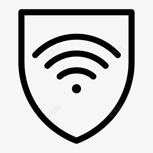 wifi屏蔽连接互联网图标svg_新图网 https://ixintu.com wifi屏蔽 互联网 连接