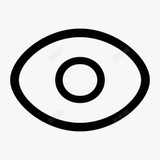 浏览svg_新图网 https://ixintu.com 浏览 眼睛 browse