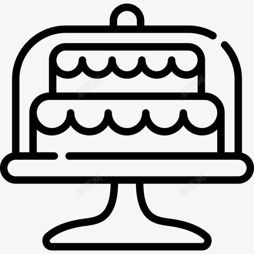 蛋糕面包店30直系图标svg_新图网 https://ixintu.com 直系 蛋糕 面包店30