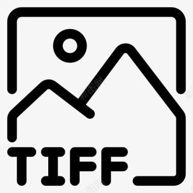 tiff格式文件图像图标图标