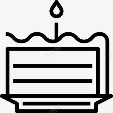 生日蛋糕生日派对16直系图标图标