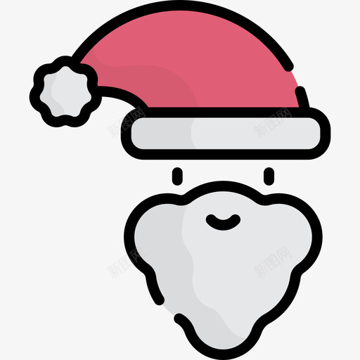 圣诞老人服装派对12线性颜色图标svg_新图网 https://ixintu.com 圣诞老人 服装派对12 线性颜色