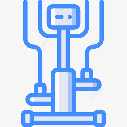 重量健身器材14蓝色图标svg_新图网 https://ixintu.com 健身器材14 蓝色 重量