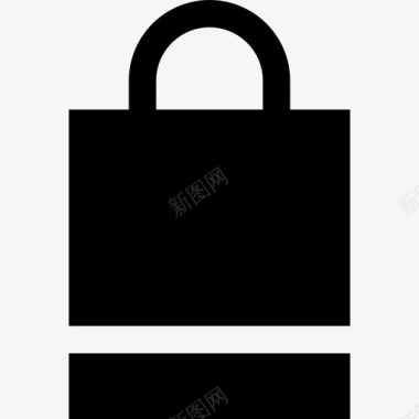 购物袋购物商业3装满图标图标