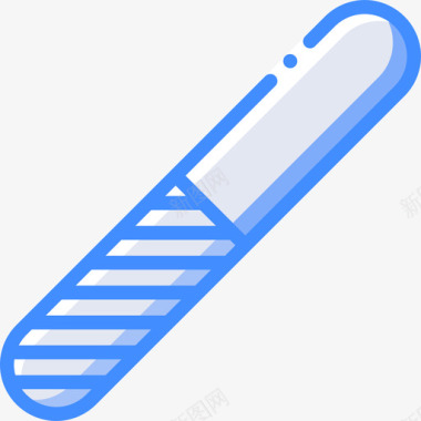 指甲锉刀美容39蓝色图标图标