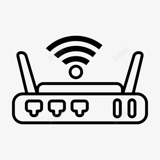 wifi喷泉图标svg_新图网 https://ixintu.com wifi 下载 信号 发射机 喷泉