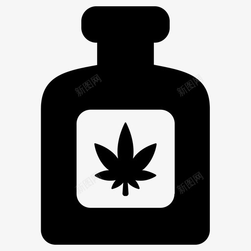 大麻毒品药物图标svg_新图网 https://ixintu.com 大麻 毒品 药物