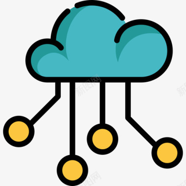 云网络维护4线颜色图标图标