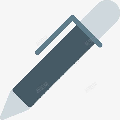 钢笔48扁平图标svg_新图网 https://ixintu.com 扁平 设计48 钢笔