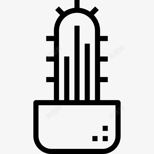 仙人掌仙人掌3直系图标svg_新图网 https://ixintu.com 仙人掌 仙人掌3 直系