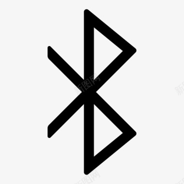 蓝牙无绳信号图标图标