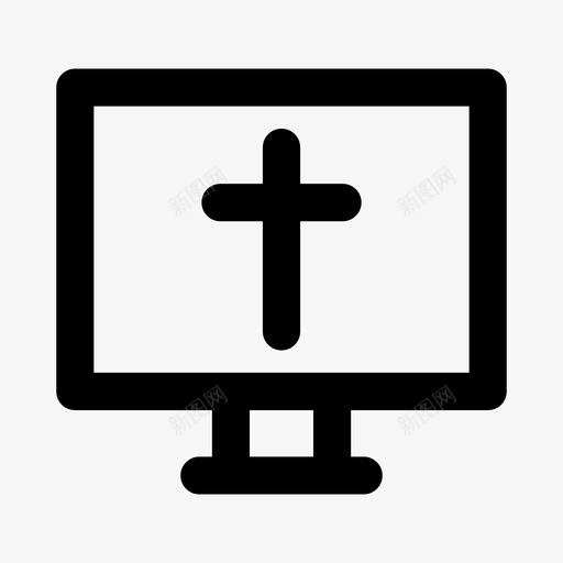天主教基督教十字架图标svg_新图网 https://ixintu.com 十字架 基督教 复活节图标 天主教 屏幕 显示屏