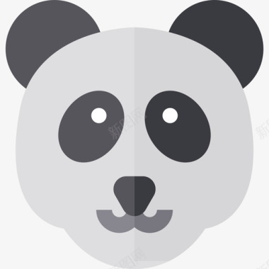 熊猫野生动物5平地图标图标